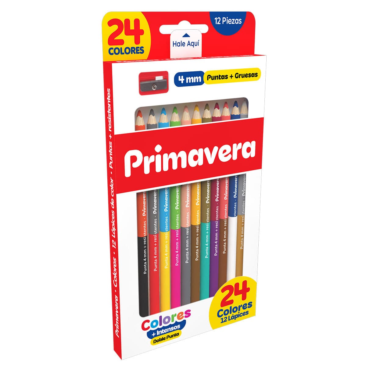Colores Primavera x 12 de 2 Puntas