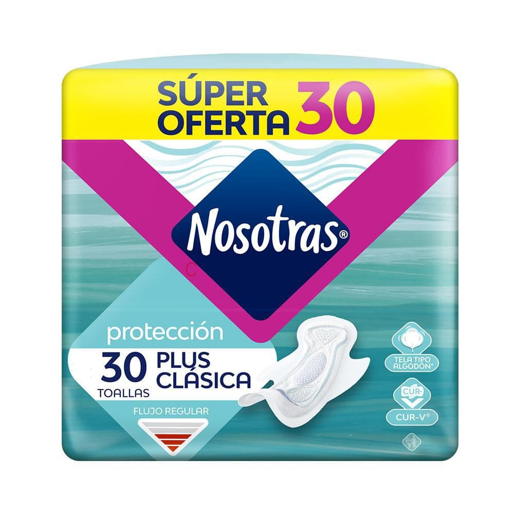 Nosotras Dispensador Clásica x 30, Caja x 8