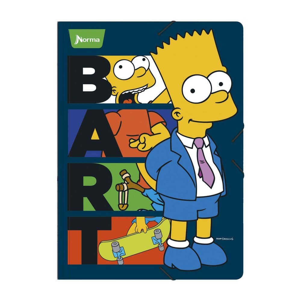 Carpeta Liga Plástica Norma Simpsons - Dogs