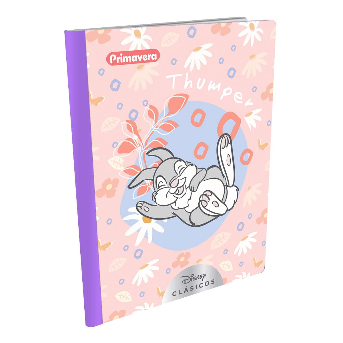 Cuaderno Cosido 100 Hojas Primavera Cuadriculado Disney Clásicos