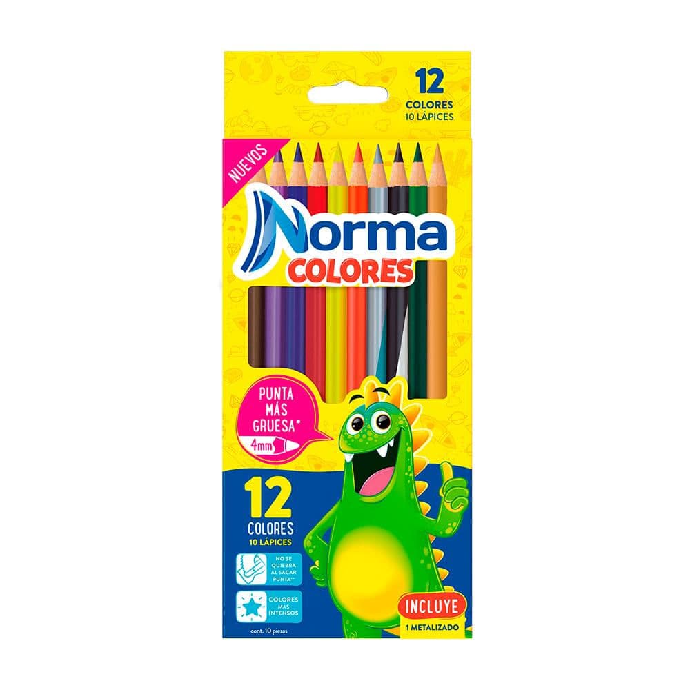 Colores Norma 10 + 2 de 1 Punta