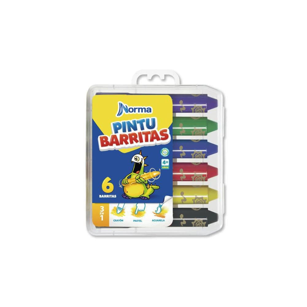 Crayones Pintubarra Norma x 6
