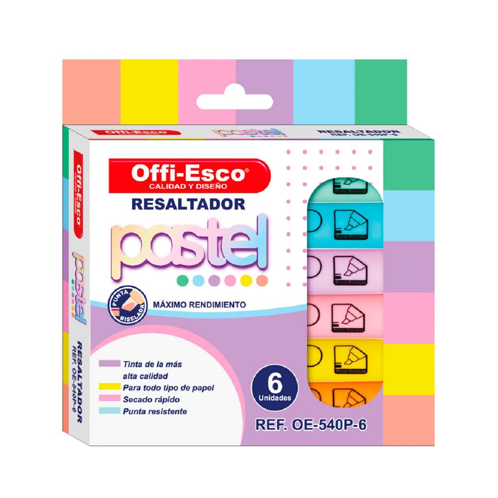 Resaltador Offi-Esco Amarillo