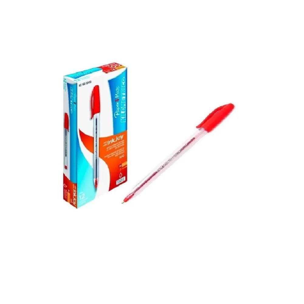 Esfero Kilométrico 100 Diseño Rojo x 12