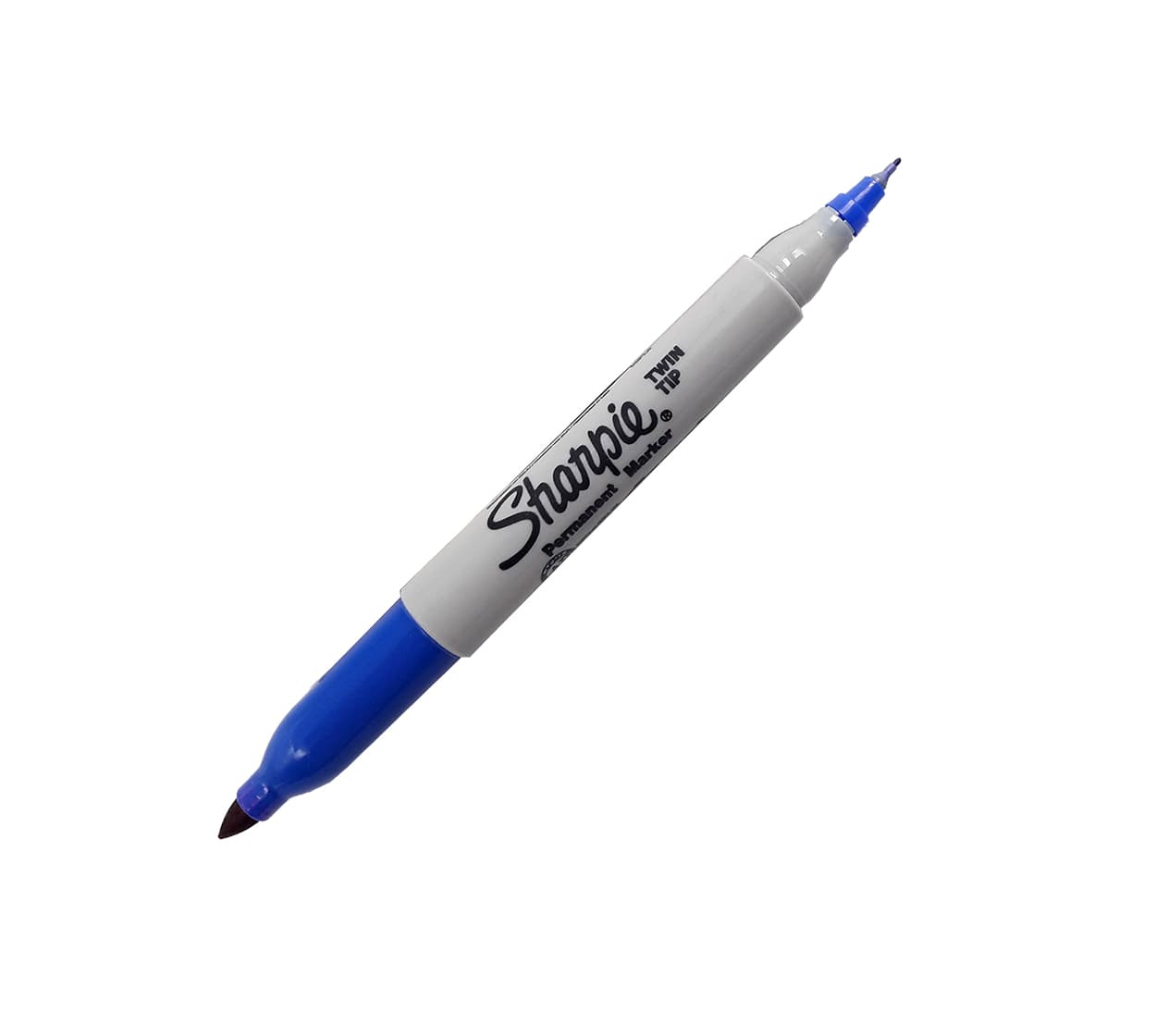 Marcador Sharpie Doble Punta Azul