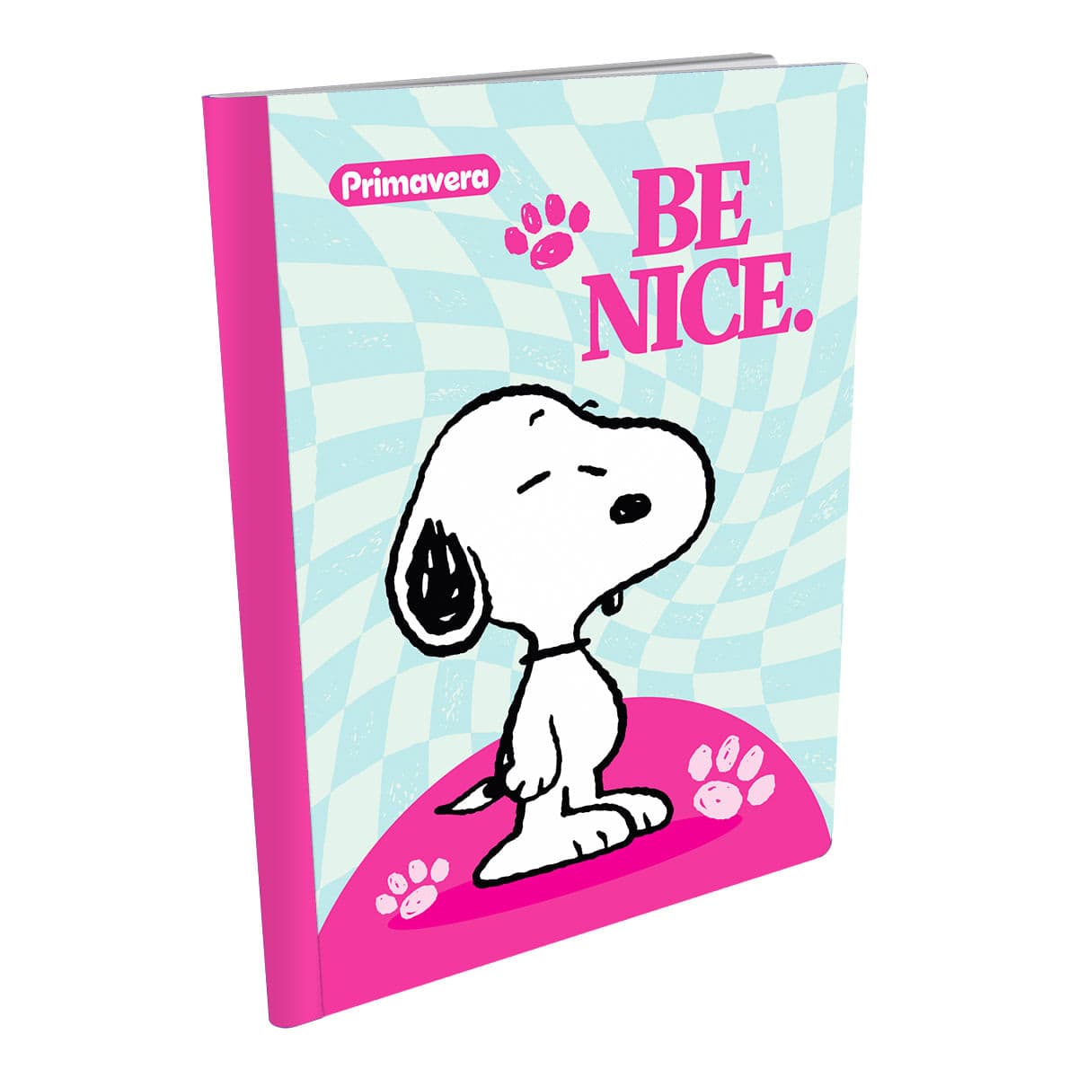 Cuaderno Cosido 100 Hojas Primavera Cuadriculado Snoopy