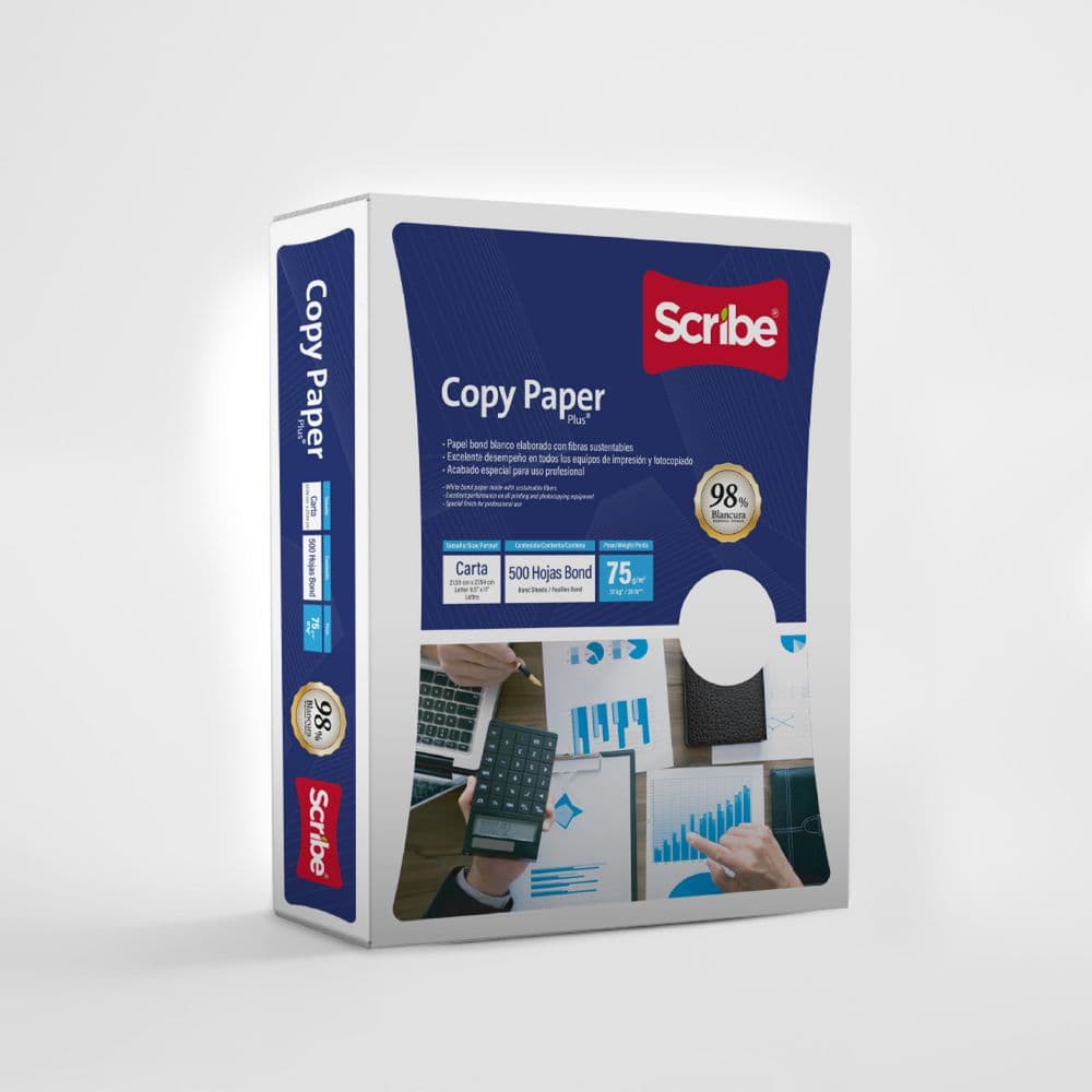 Resma de Papel Carta Scribe