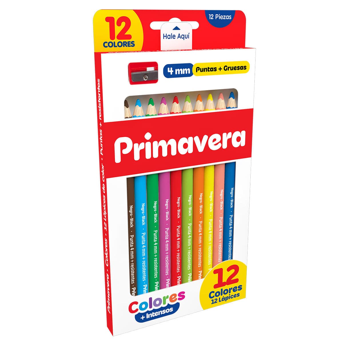 Colores Primavera x 12 de 1 Punta