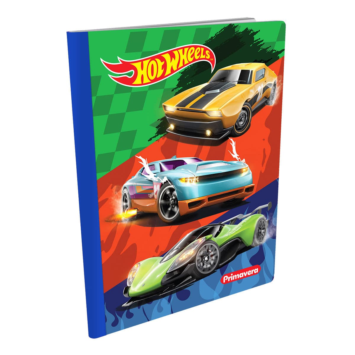 Cuaderno Cosido 100 Hojas Primavera Ferrocarril Hot Wheels