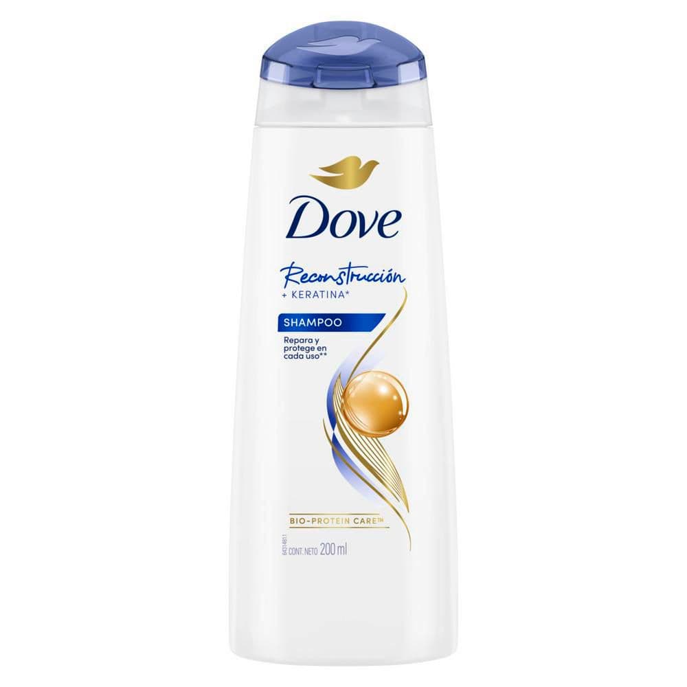 Shampoo Dove con Keratina Reconstrucción x 24
