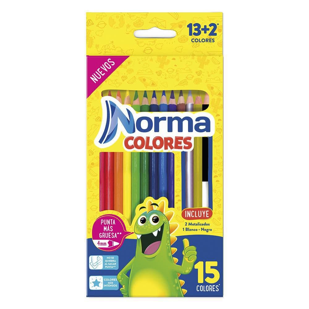 Colores Norma 13 + 2 de 1 Punta