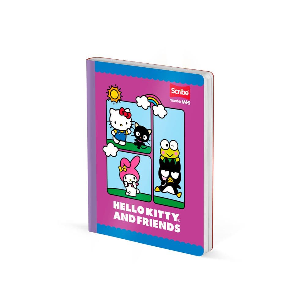 Cuaderno Cosido 100 Hojas Intermedio Rayado Hello Kitty Scribe