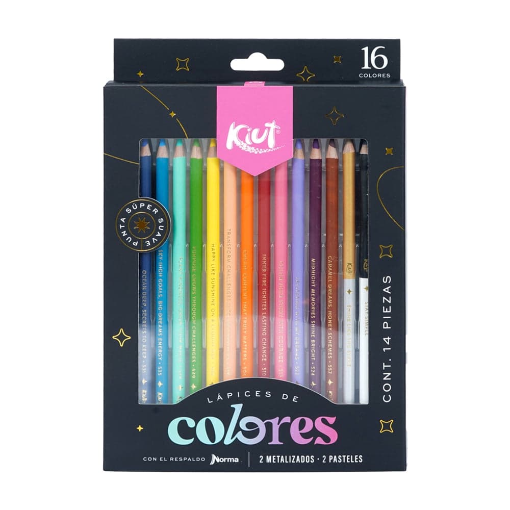 Colores Norma Kiut 14 + 2 de 1 Punta