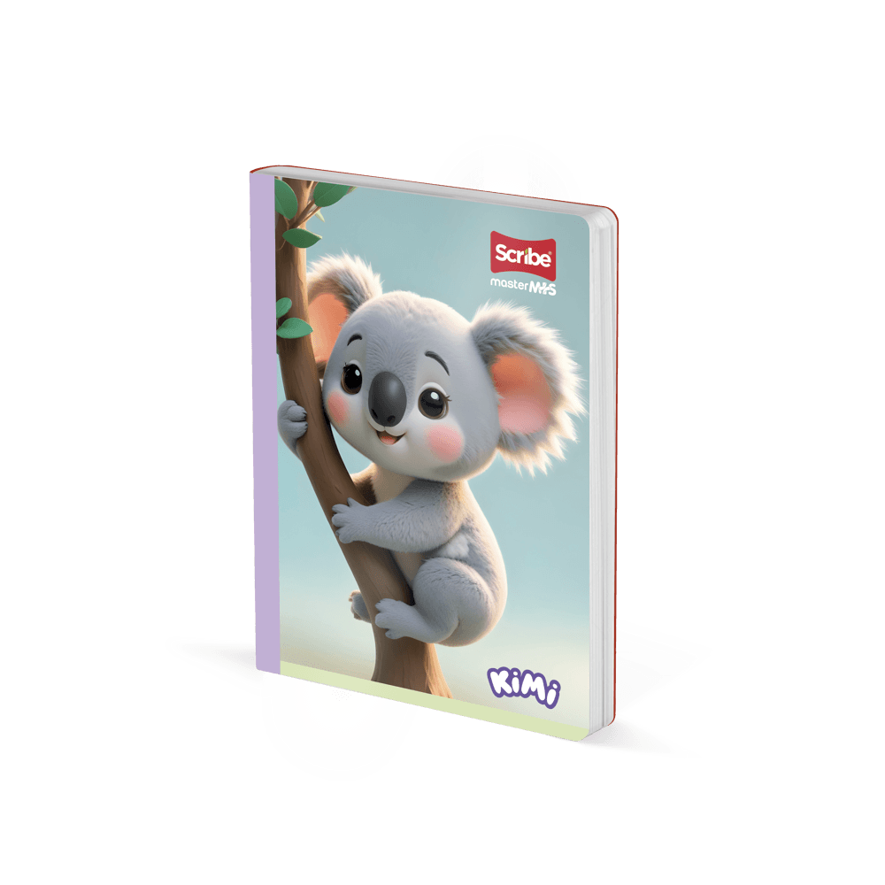 Cuaderno Cosido 100 Hojas Intermedio Cuadriculado Kimi Scribe Caja x 30