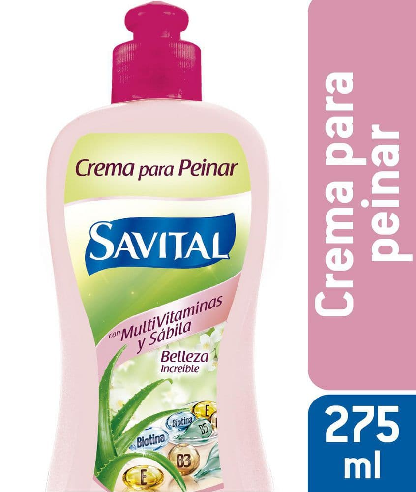 Crema para Peinar Savital Multivitaminas 275 ml