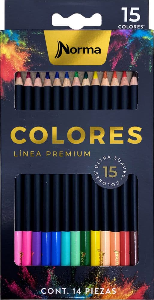 Colores Norma Premium x 15