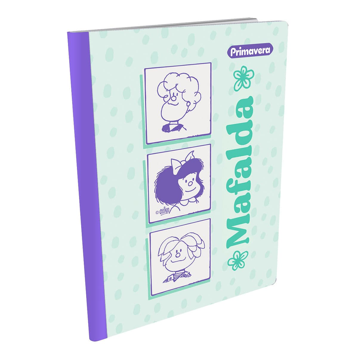 Cuaderno Cosido 100 Hojas Primavera Cuadriculado Mafalda