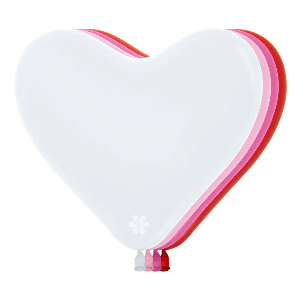 Globo Corazón Sempertex x 12