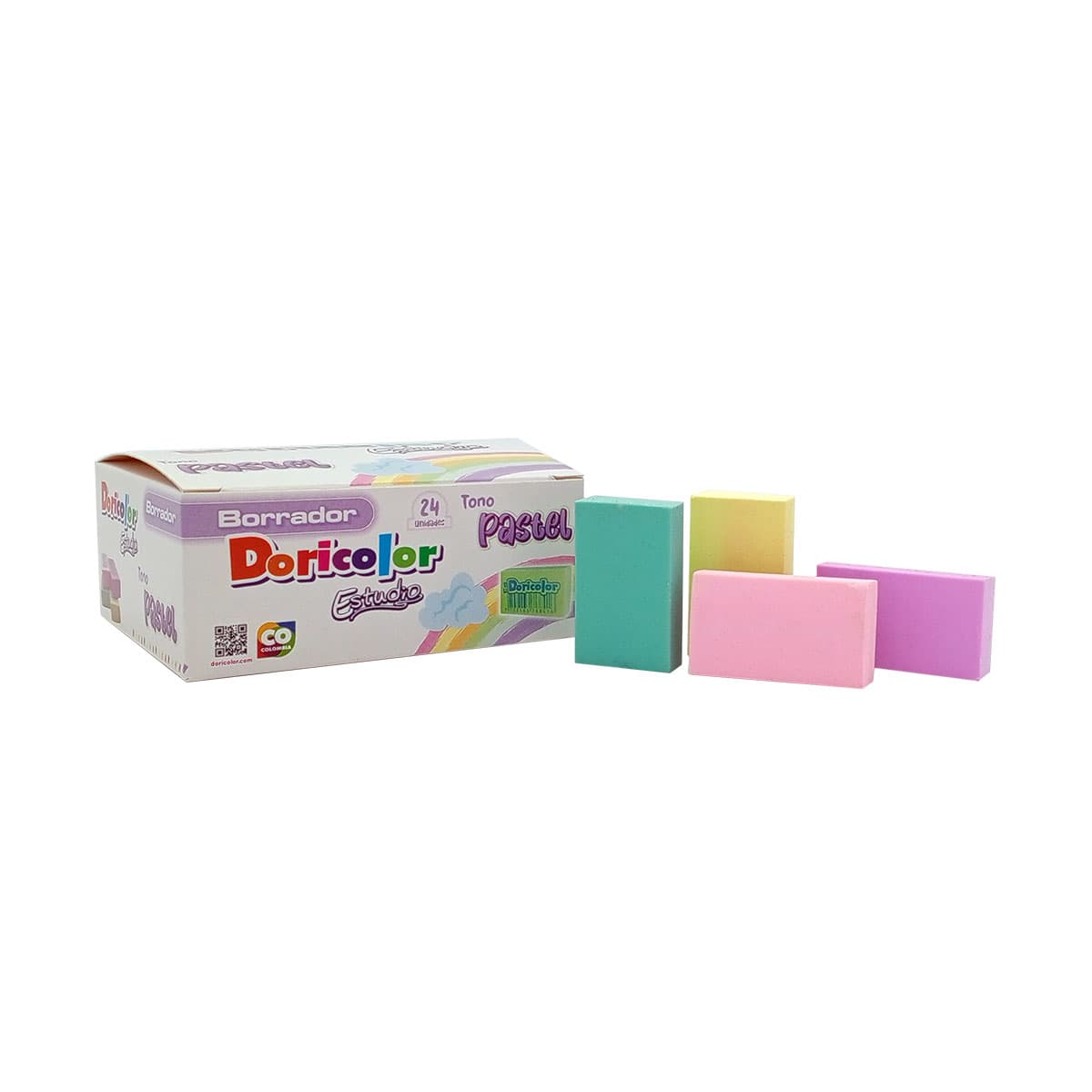 Borrador Doricolor Pastel P3 x 24