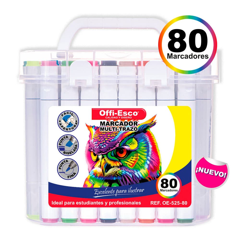 Plumón Multitrazo Offi-Esco x 36
