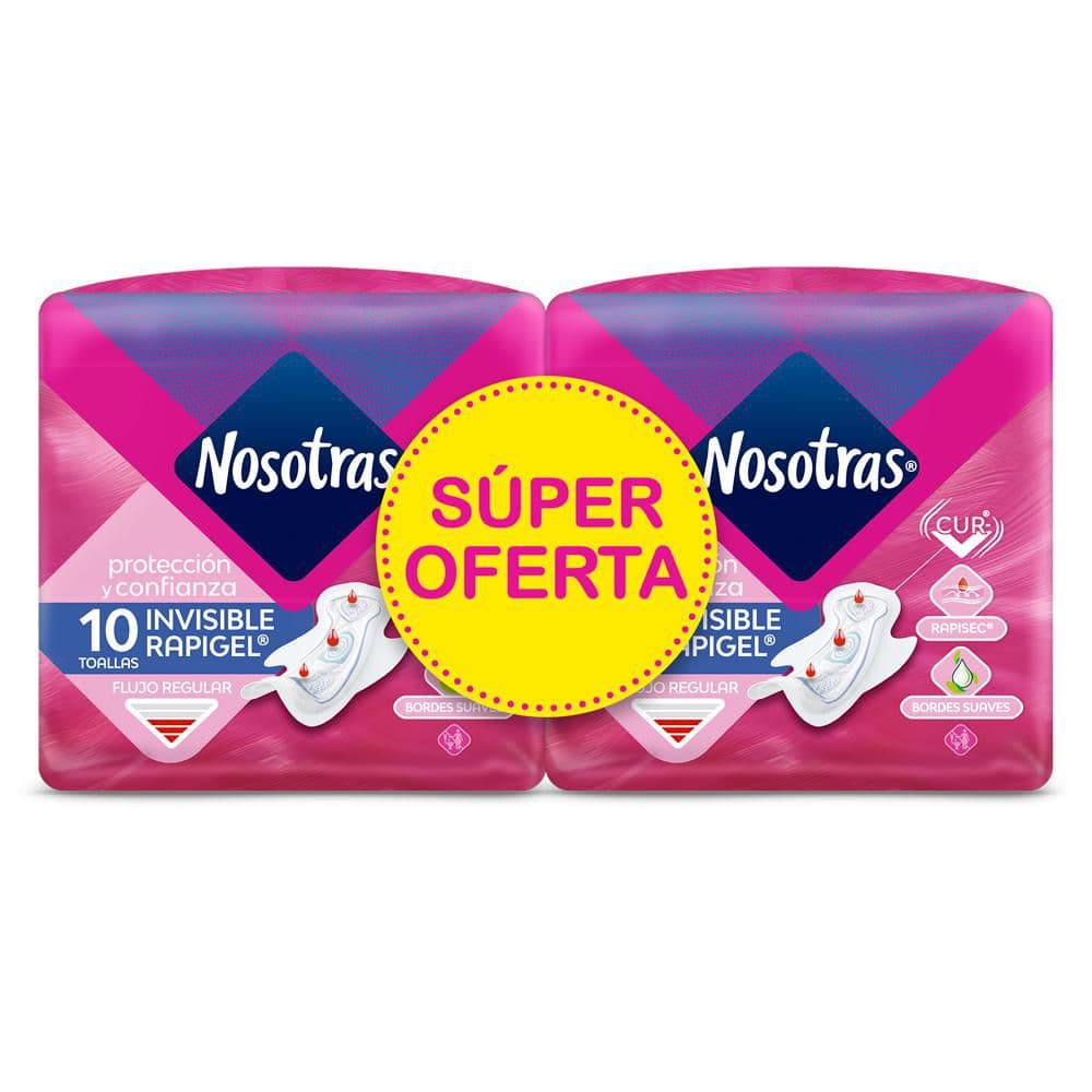 Nosotras Rapigel x 10, Caja x 24