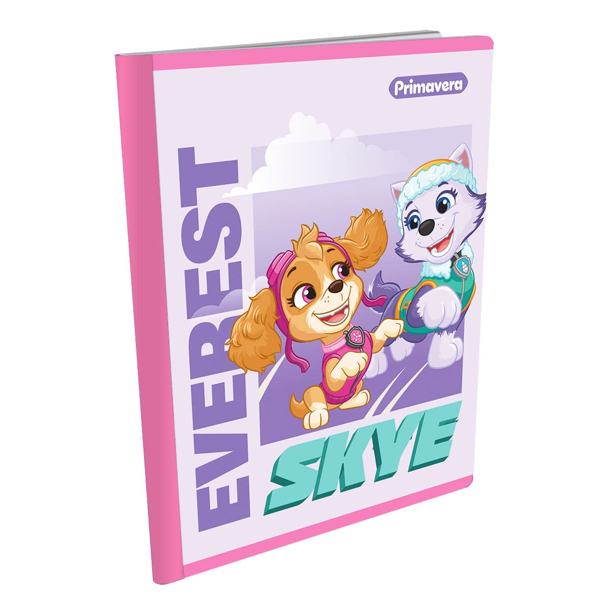 Cuaderno Cosido 100 Hojas Primavera Cuadriculado Paw Patrol Niña