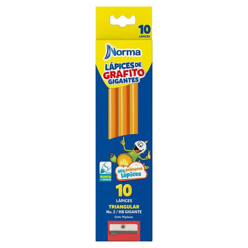 Lápiz Jumbo Norma x 10