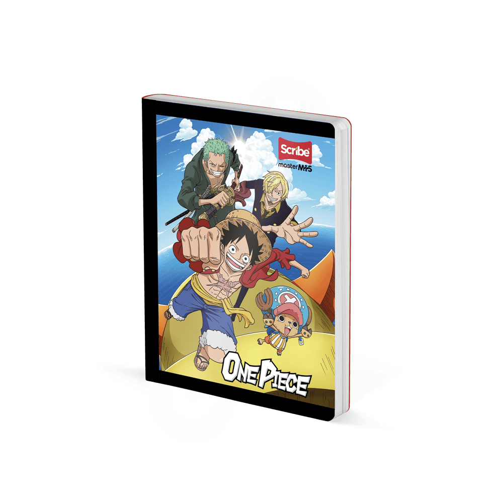 Cuaderno Cosido 100 Hojas Intermedio Ferrocarril One Piece Scribe