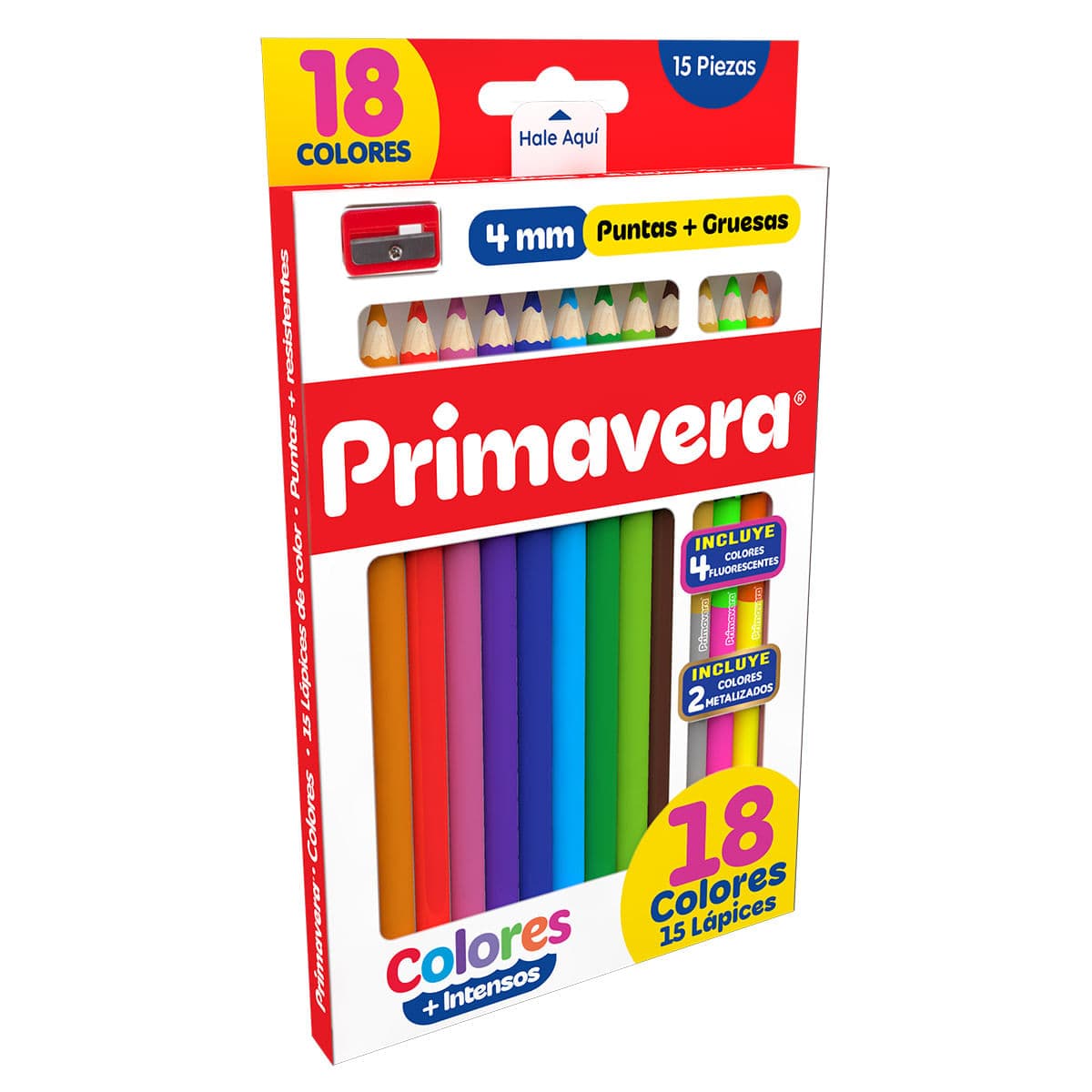 Colores Primavera x 15 de 1 Punta