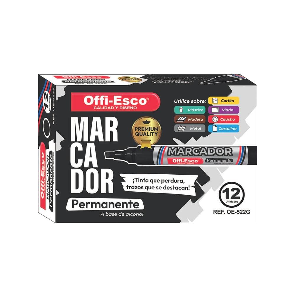 Marcador Offi-Esco x 8 (Ref. OE-522)