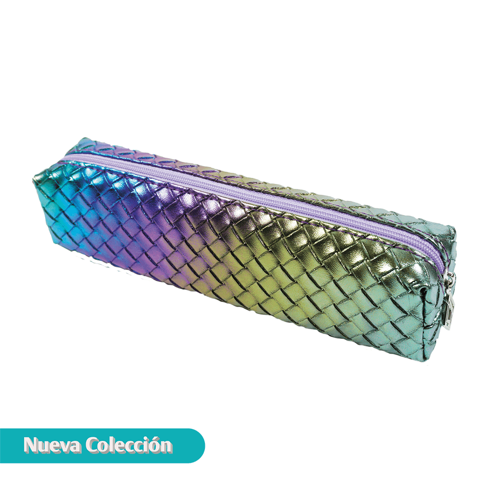 Cartuchera Tornasol de 1 Bolsillo