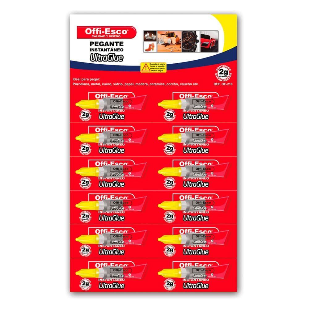 Pegante Instantáneo Offi-Esco x 12