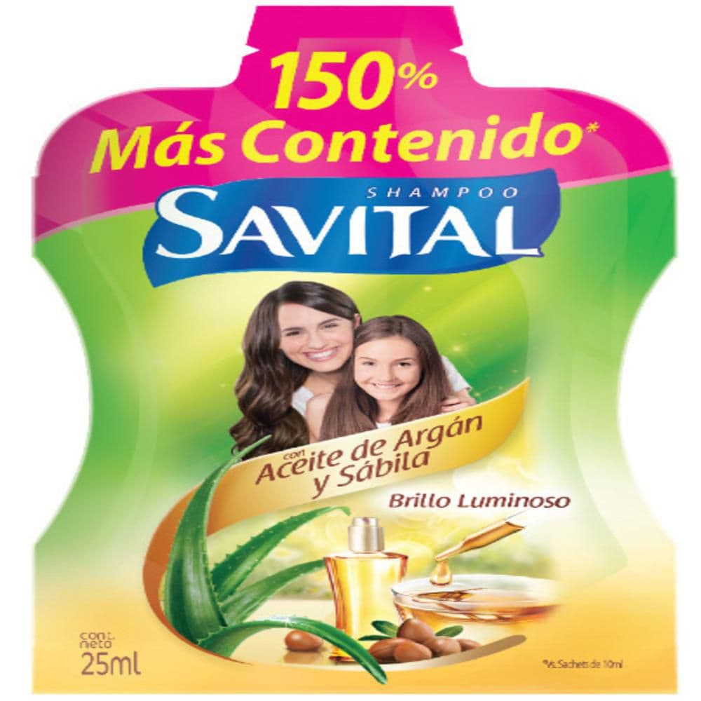 Shampoo Savital en Sobres x 20