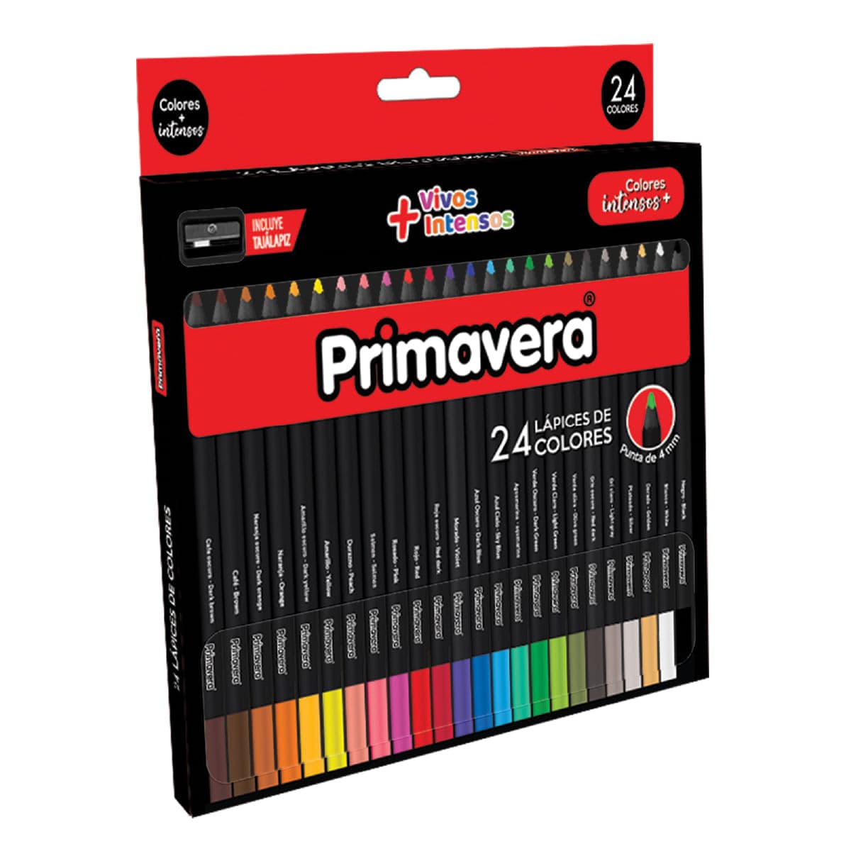 Colores Primavera Black x 24 de 1 Punta