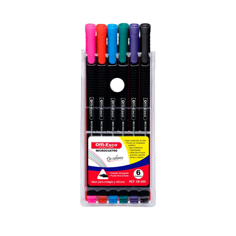 Micropunta Offi-Esco Estuche x 6