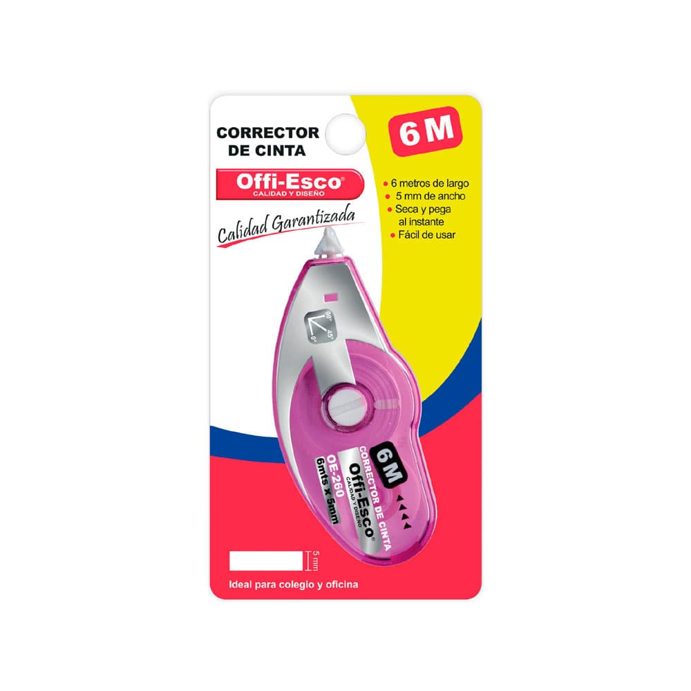 Corrector de Cinta x 6 m