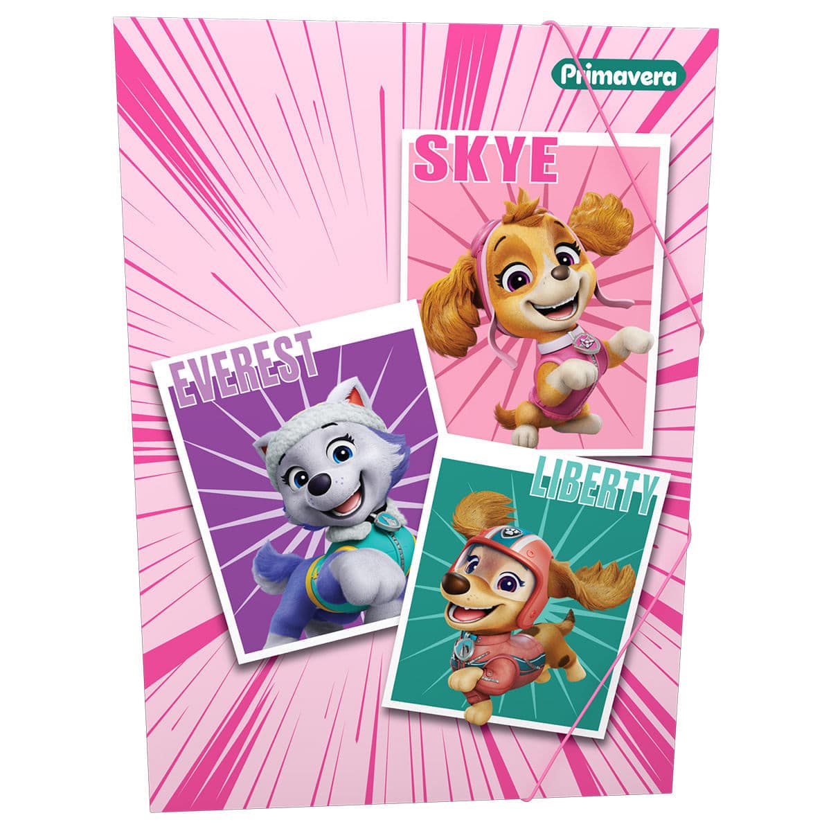 Carpeta Liga Plástica Primavera Niña