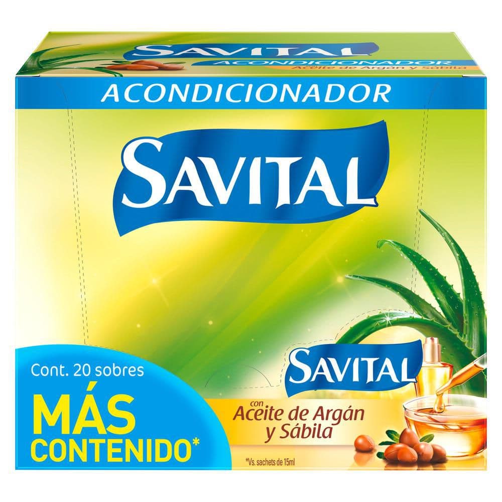 Acondicionador Savital Sobres 15 ml x 20