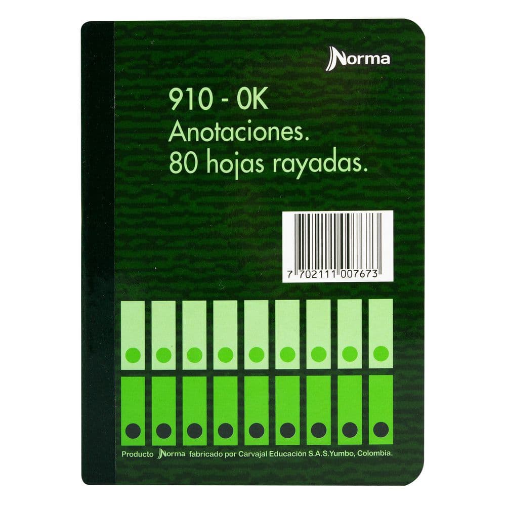 Libreta 910 Norma Rayada