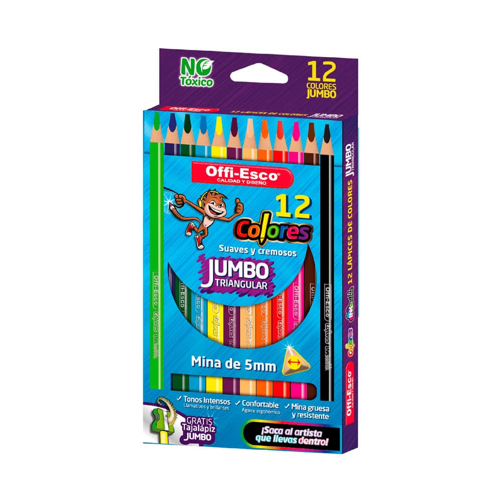Colores Offi-Esco Jumbo x 12