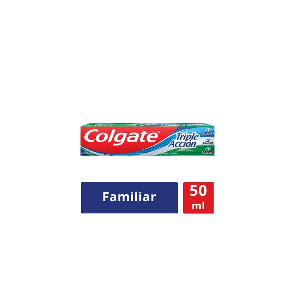Crema Dental Colgate Triple Acción 60 ml, Caja x 144