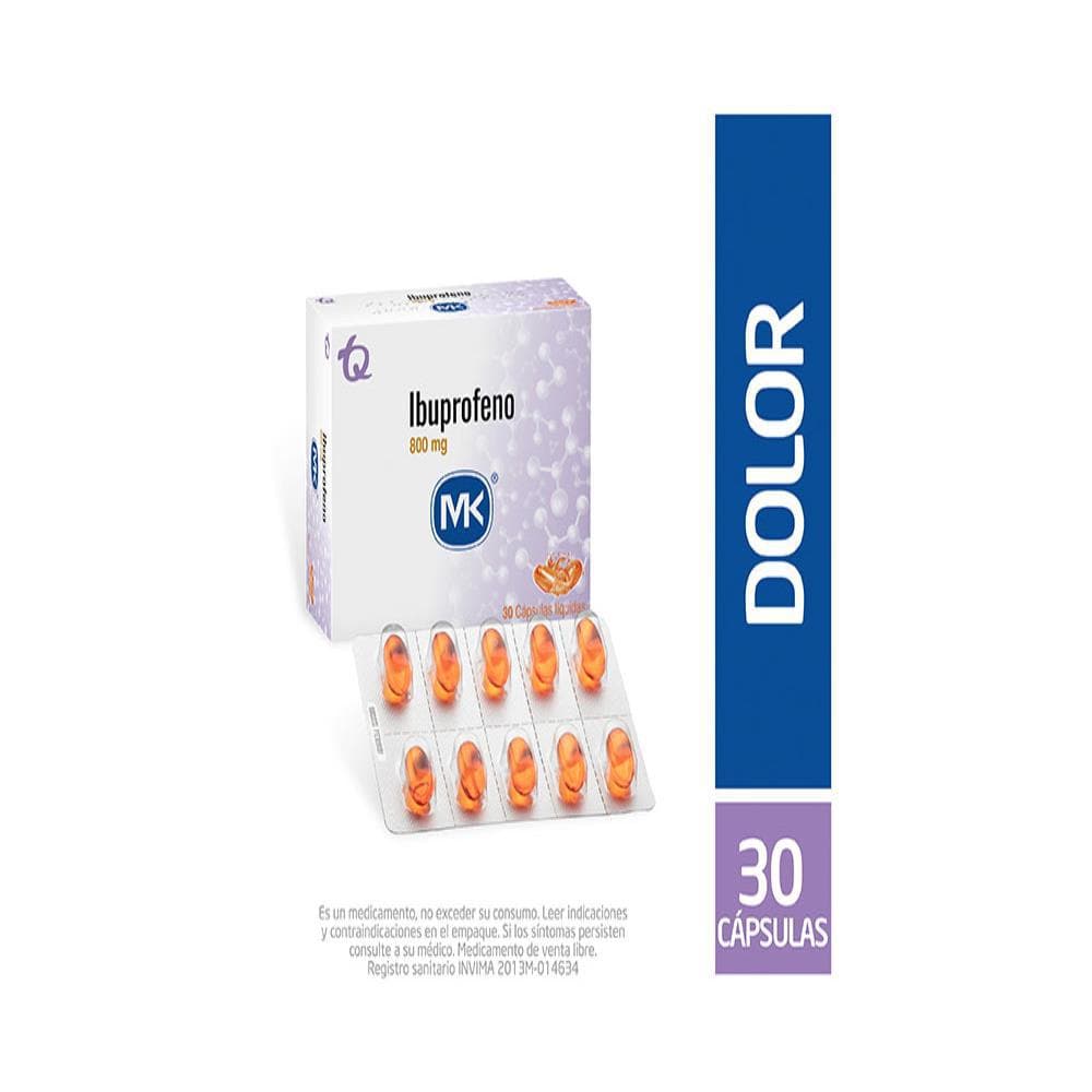 Ibuprofeno 800 MK x 30