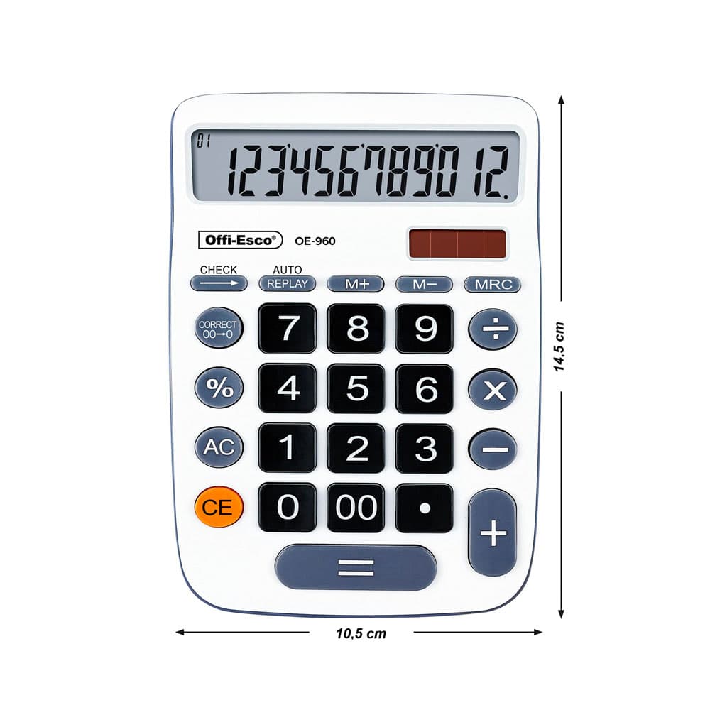 Calculadora Digital Dual (Ref. OE-960)