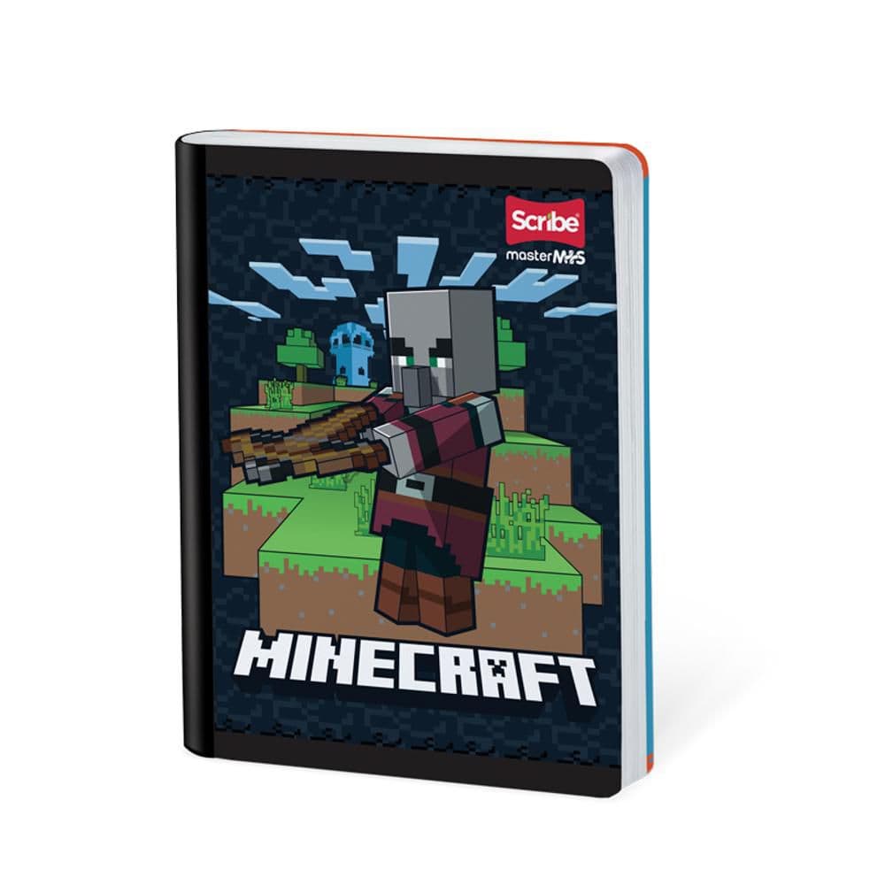 Cuaderno Cosido 100 Hojas Intermedio Cuadriculado Minecraft Scribe